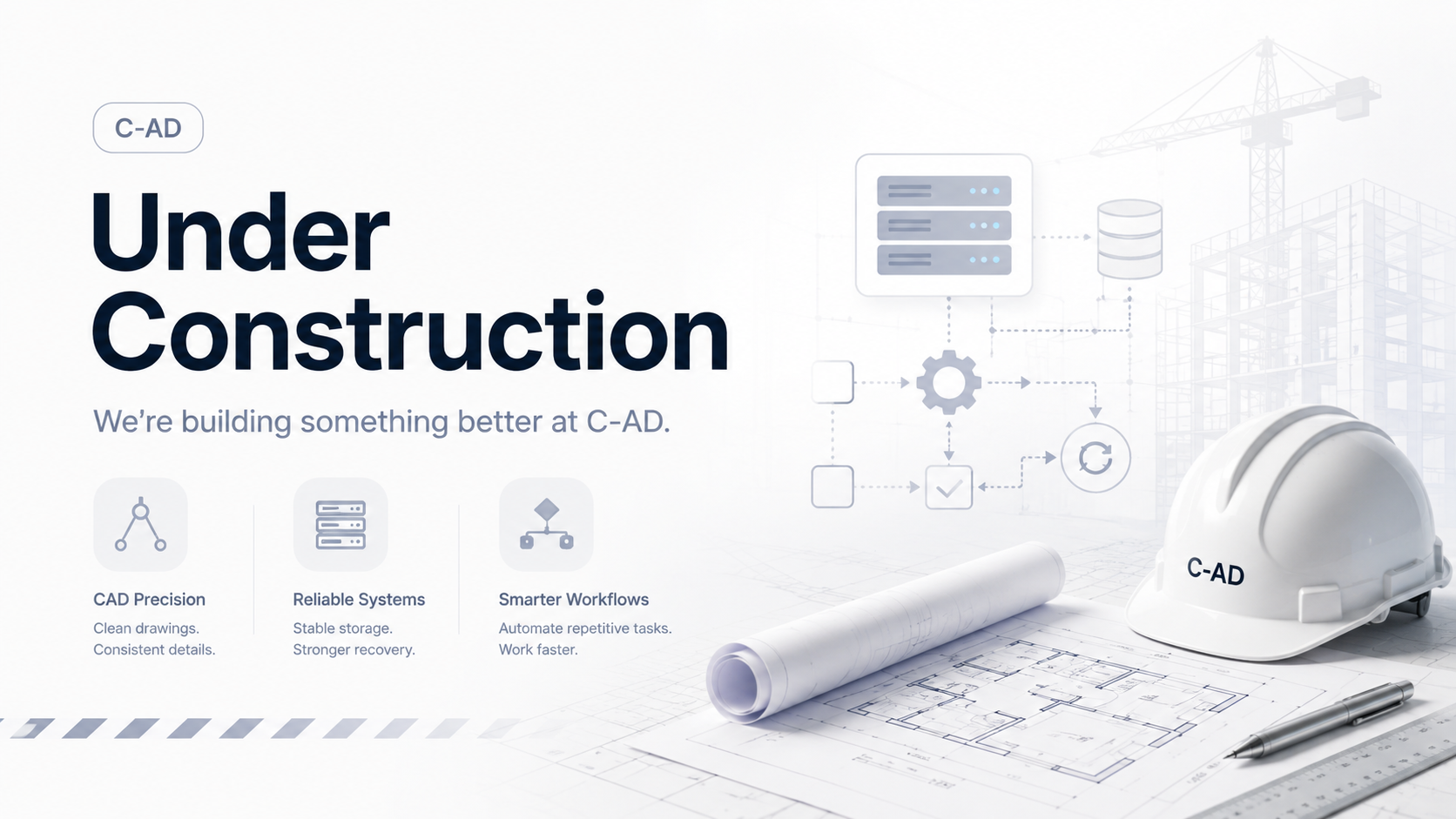 C-AD under construction illustration